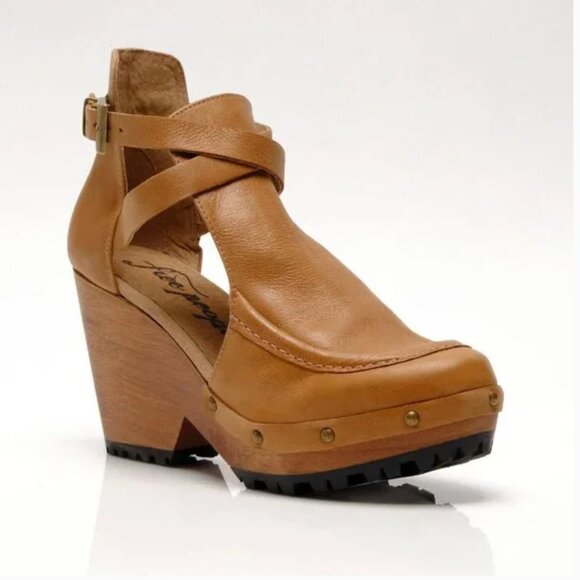 FREE PEOPLE (new in box) Salida Clog / Hazelnut Leather - 7 - Picture 4 of 16